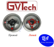 Комплект барабанов  секционных ворот GVTech-12in с 2-мя фиксаторами на вал 25.4 H-3700mm W-340кг диаметр троса до 4-х мм